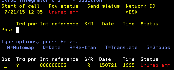 EXTOL EDI Integrator (EEI) Inbound Interchange Unwrap Error 