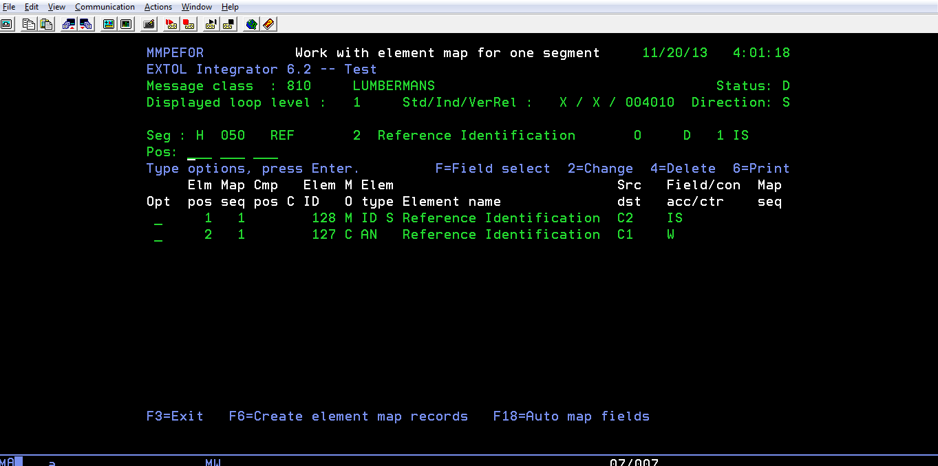 EXTOL Integrator Outbound Map Segment REF 2 Qualify