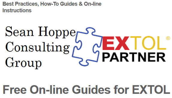 EXTOL Monthly Newsletter by Sean Hoppe Consulting Group